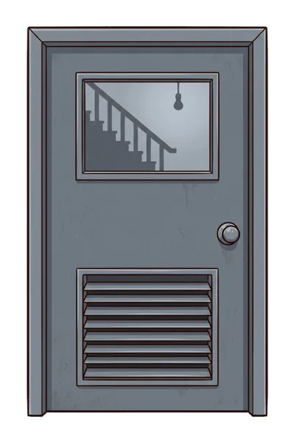The Basement door