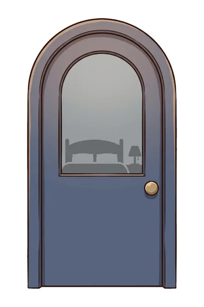 The Recovery room door